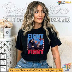 Trump Fight TShirt Pennsylvania Rally 2024 Resilient Patriot Apparel 3