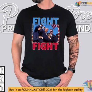 Trump Fight TShirt Pennsylvania Rally 2024 Resilient Patriot Apparel 4