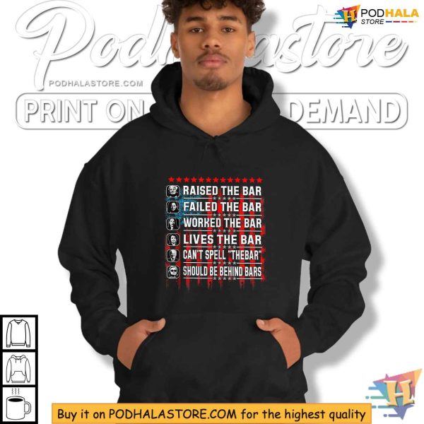 Trump Raised The Bar Harris Failed The Bar Political Humor Shirt