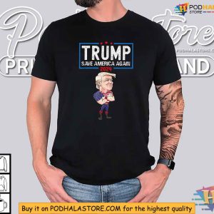 Trump Save America Again 2024 Shirt, Patriotic Election Apparel