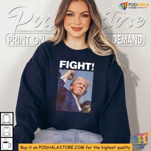 Trump Shooting Shirt Fight Trump Rally Incident Apparel 2