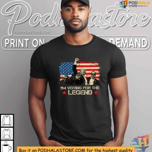 Trump Shooting Tshirt Voting for The Legend Patriotic Trump Apparel 3