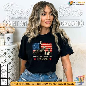 Trump Shooting Tshirt Voting for The Legend Patriotic Trump Apparel 4