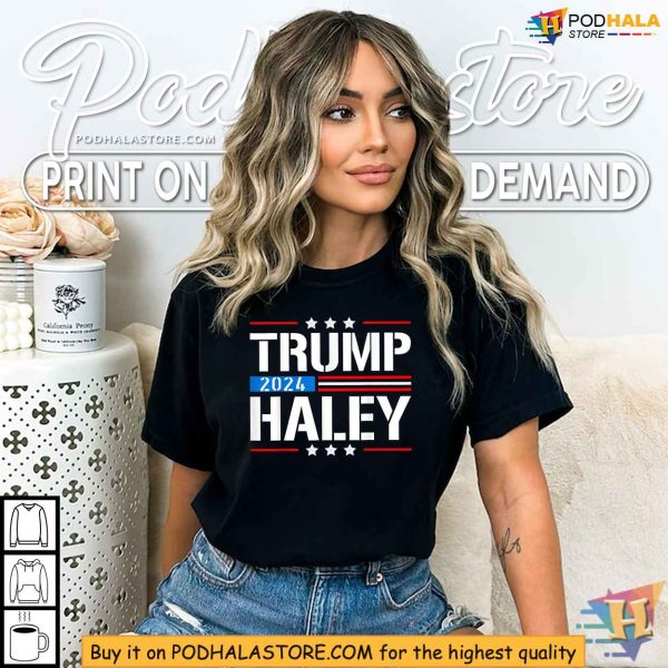 Vote Trump Haley 2024 Shirt, Patriotic Election Apparel