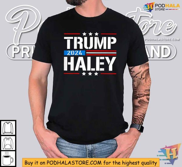 Vote Trump Haley 2024 Shirt, Patriotic Election Apparel