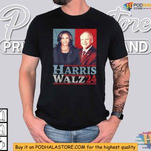 2024 Harris Walz Tshirt Kamala Harris and Tim Walz Election Apparel 2