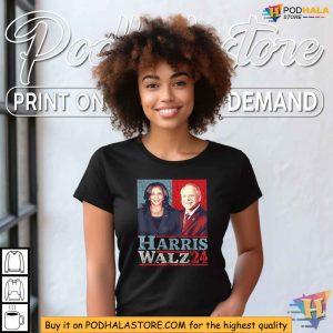 2024 Harris Walz Tshirt Kamala Harris and Tim Walz Election Apparel 3