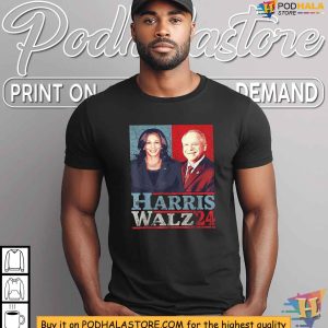 2024 Harris Walz Tshirt Kamala Harris and Tim Walz Election Apparel 4