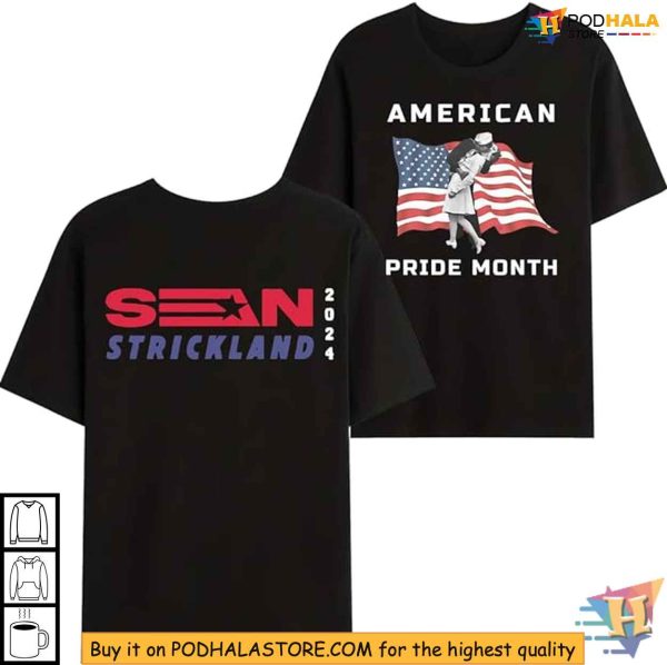 American Pride Month Shirt, Sean Strickland Patriotic Design Tee