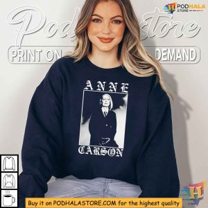 Anne Carson Photo T Shirt Literary Icon Tribute Poetry Enthusiast Apparel 4