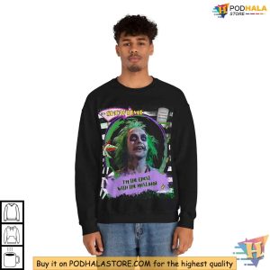Beetlejuice Sweatshirt Gothic Tim Burton Fan Apparel Halloween Graphic Pullover 2