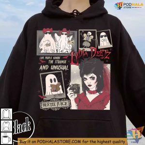 Beetlejuice Sweatshirt Lydia Deetz Gothic Movie Shirt Strange and Unusual Apparel 2