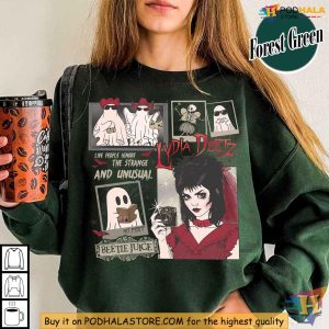 2024 Beetlejuice Hoodie, Strange & Unusual, Broadway Musical, Unisex Sweatshirt, Beetlejuice Movie, Halloween, Lydia Deetz, Goth, Theater Gift