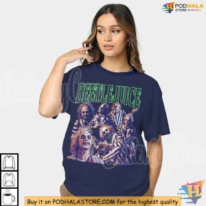 Beetlejuice Sweatshirt Tim Burton Horror Movie Merch Vintage Halloween Shirt 2