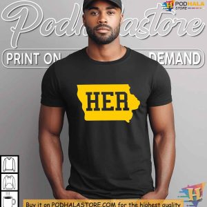Caitlin Clark HER Hoodie, Iowa Basketball Star, Barstool Sports Fan Apparel