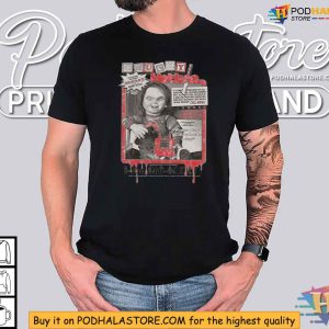 Chucky Hotline Shirt Call 1 666 1bad doll Horror Movie Tee for Fans 4