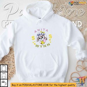 Cute Cartoon Character T Shirt Anita Max Wynn Winning Slogan Graphic Tee 2