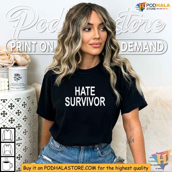 Drake Hate Survivor Hoodie, Anti-Hate Resilience Apparel