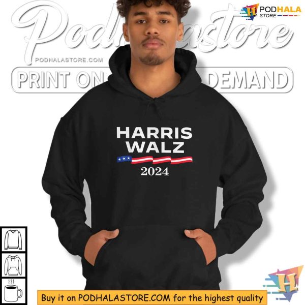 Election 2024 Kamala Harris Tim Walz Supporter Shirt for Campaign