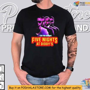 Funny Five Nights at Diddys Shirt, Video Game Parody Clothing