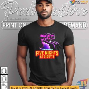 Funny Five Nights at Diddys Shirt Video Game Parody Clothing 4