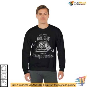 Gothic Beetlejuice Sweatshirt Lydia Deetz Book Club Design Strange Unusual 2