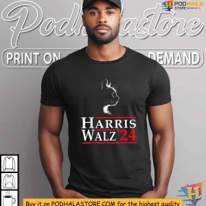 Harris Walz 2024 Campaign Shirt Cat Themed Election T Shirt for Political Fans 4