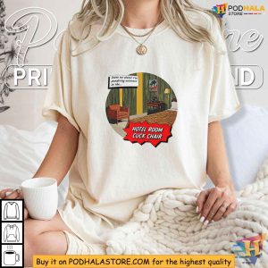 Hotel Room Parody T-Shirt, Pop-Art Cuck Chair Graphic Tee