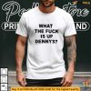 Iconic Blink 182 Dennys Shirt, What The Fuck Is Up Denny’s Tee, Band Meme Clothing