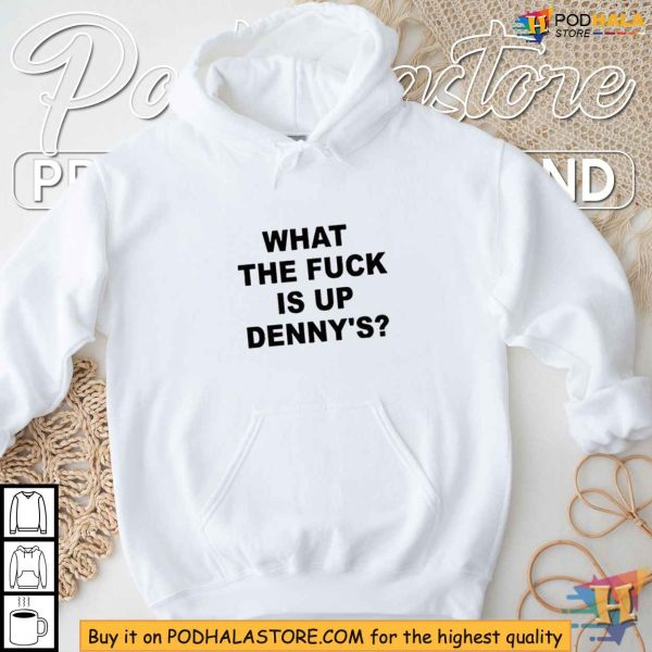 Iconic Blink 182 Dennys Shirt, What The Fuck Is Up Denny’s Tee, Band Meme Clothing