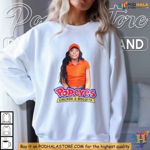 Jayla Foxx Popeyes Parody Shirt Humorous Fast Food Inspired Design 3