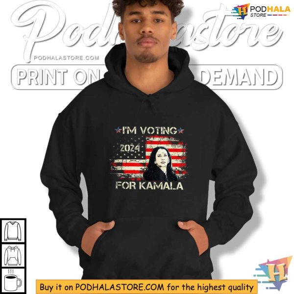 Kamala Harris 2024 Campaign Shirt, Voting for Kamala Harris, Patriotic Design