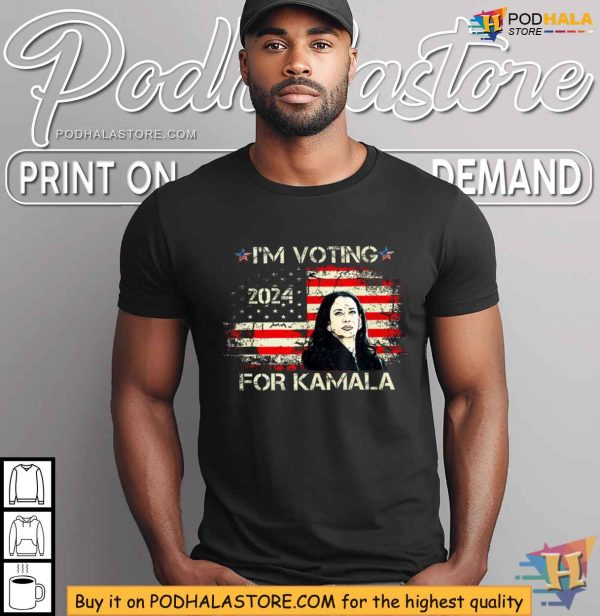 Kamala Harris 2024 Campaign Shirt, Voting for Kamala Harris, Patriotic Design