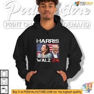 Kamala Harris Tim Walz T Shirt 2024 Presidential Election Shirt 4