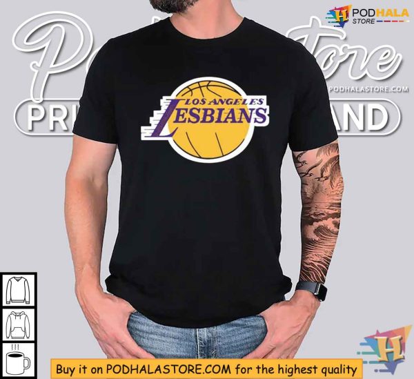 Los Angeles Lesbians Shirt, Funny LGBTQ+ Basketball Parody Tee