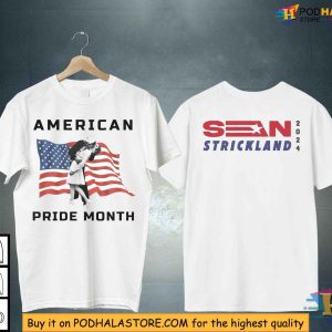 Patriotic American Pride Month Shirt, Sean Strickland MMA Fighter Election 2024