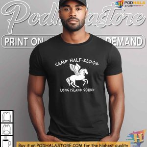 Percy Jackson Camp Half Blood Logo Shirt Demigod Apparel for Fans 3