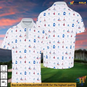 Periodic Table Of Booze Golf Shirt, Humorous Golf Polo Unique Gift Idea