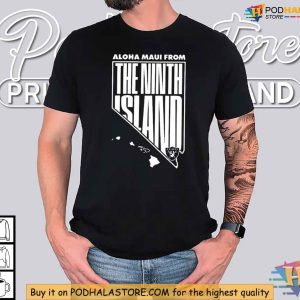 Raiders Maui Shirt, Aloha from The Ninth Island Las Vegas Raiders Fan Apparel