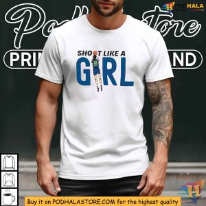 Shoot Like A Girl Caitlin Clark Womens Basketball Shirt, Indiana Fever Fan Tee