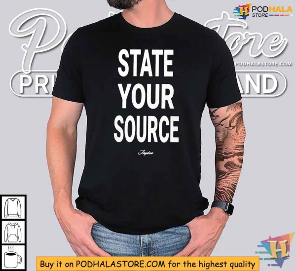 State Your Source T Shirt, Stand Out with Jaylen Brown Inspired Design
