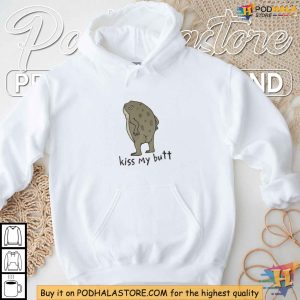 Toad Butt Humor Shirt, Kiss My Butt Tee, Funny Animal Design for Quirky Fashion