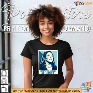 Trump Is A Scab Shirt Kamala Harris 2024 Campaign Apparel Political Statement Tee 4