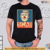 Trump Is A Scab Shirt, Satirical Clown Nose Design, Vote Harris 2024 Tee