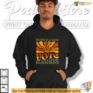 Trump Is A Scab Shirt Vote Harris 2024 Political Satire Election Apparel 3