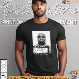 Tupac Zebra Underwear Mugshot Shirt 1995 Iconic Rapper Fashion 3