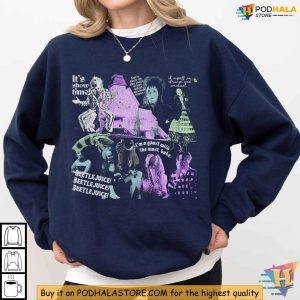 Vintage Beetlejuice Sweatshirt 80s Horror Movie Crewneck Retro Halloween Gift 2