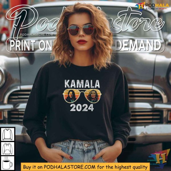 Vintage Kamala Harris for President 2024 Shirt, Election Campaign Merchandise