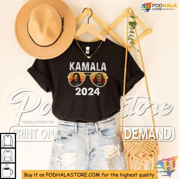 Vintage Kamala Harris for President 2024 Shirt, Election Campaign Merchandise