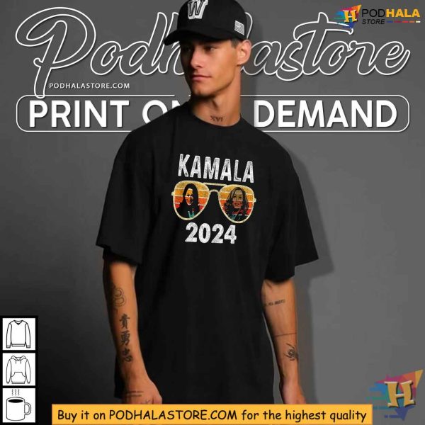 Vintage Kamala Harris for President 2024 Shirt, Election Campaign Merchandise